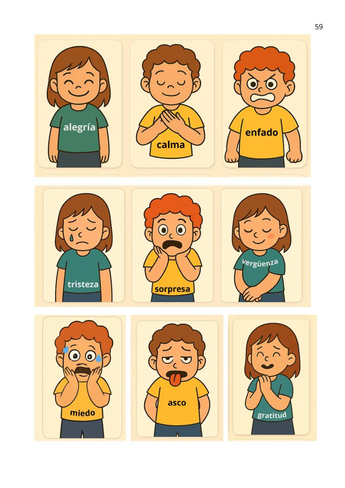 Bingo de emociones